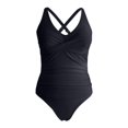 thumbnail image 4 of iTNHFP Swimwear Women Bikini Bikini Bathing Suit In Dark V Solid Color, 4 of 5