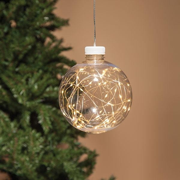 Gerson 40300 40 Light 6" Battery Operated Warm White PVC Sphere LED