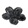 thumbnail image 4 of Sparkling Black Crystal Flower Brooch Pin, 4 of 4