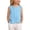 00-Sky Blue946, variant on Lullu Girls Loose Lightweight Linen Tank Top Summer Beach Sleeveless Shirt, Sizes 3-14