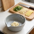 thumbnail image 1 of Birdeem Handmade Ceramic Garlic Grater and Herb Bowl,2-In-1 Kitchen Tool with Built-In Grating Surface for Fresh Garlic and Herbs,Easy To Clean and Store, 1 of 6