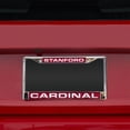 thumbnail image 2 of Stanford Cardinal Chrome Metal Laser Cut License Plate Frame, 2 of 8