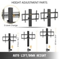 thumbnail image 3 of VEVORbrand Motorized TV Lift Mount 38-65" Height Adjustable, 28" Stroke Length, Fit for Max.50" TV Lift with Long-Distance Regulator, Load Capacity 132 lbs, 3 of 9