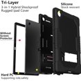 thumbnail image 2 of Case for Samsung Galaxy Tab A8 or Tablet Model SM-X200/X205/X207, Slim Duty Drop Proof Shockproof Protective Cover with Stand and Pencil Holder for Samsung Galaxy Tab A8 10.5 inch 2022 (Black), 2 of 14