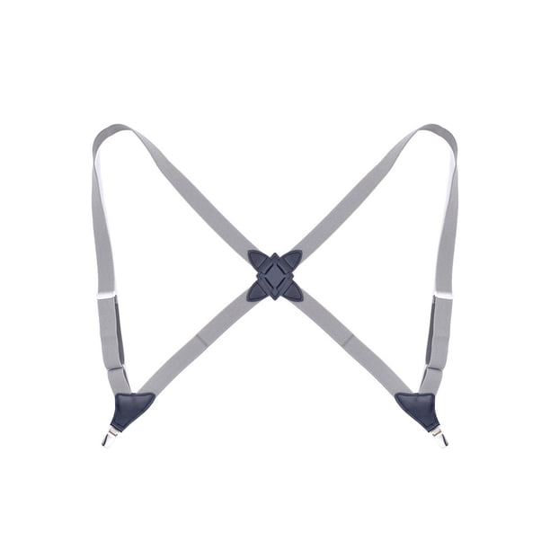 Qarigey Tirantes de poliéster para hombres y mujeres, de moda, coreanos, fáciles de combinar, universales, para adultos, tirantes traseros de Accesorios de disfraces Gris