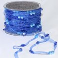 thumbnail image 2 of Blue Narrow Organdy with Stars Tulle Craft Ribbon 0.25" x 27 Yards, 2 of 2