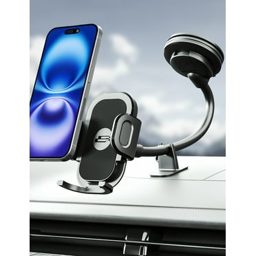 Bracketron TripGrip Flex Car Windshield and Vent Phone Mount, Adjustable Cell Phone Mount Fits Most Phones