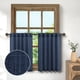 thumbnail image 1 of Cortinas Pitalk de lino azul marino, 91 x 61 cm, 2 paneles, 1 of 8