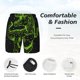thumbnail image 3 of Fotbe DINOSAUR IN SPACE Traje de Baño para Hombre – Shorts de Natación de Secado Rápido con Forro y Bolsillos-Large, 3 of 6