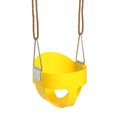 thumbnail image 3 of Bucket Swing for Toddler Seat High Back Full Bucket Toddler Swing Seat with Swing Chains Heavy Duty Rope Playground Outdoors Garden Play Fun Kids - Swing Set, 3 of 5