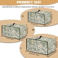 thumbnail image 7 of Renewold Countertop Appliance Cover for Toaster Oven Linen-Like Polyester Convection Oven Air Fryer Small Appliance Protector Kitchen Accessories, 18.5 x 14.5 x 9 Inches, Daisy Flower, 7 of 7