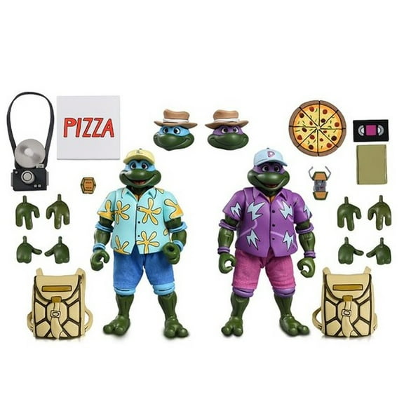 Teenage Mutant Ninja Turtles Vacation Leonardo & Donatello Figures 2pk