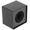 thumbnail image 5 of Milisten Portable ABS Injection Molding Square Cube Shaped Interview Mic Microphone Logo Flag Station Logo (Black), 5 of 5