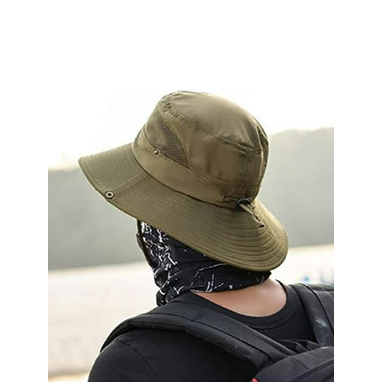 Men Sun Hat Western Cowboy Hat Bucket Hats with UV Protection