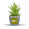 thumbnail image 1 of Pot de Fleurs Ananas Artificiel Mini Décor, 1 of 3