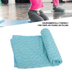 Yoga Mat Cover Anti-Slip Yoga Mat Blanket Non-slip 72.0 x 24.8in Skin-friendly Home for Office Sky Blue