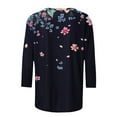 thumbnail image 4 of Women Blouse 3/4 Sleeve Petite, Shirts for Women Trendy Summer Plus Size Yoga Tops Woman Shelf Bra Womens Summer Tops Short Sleeve Warehouse Today Shipping, 4 of 5