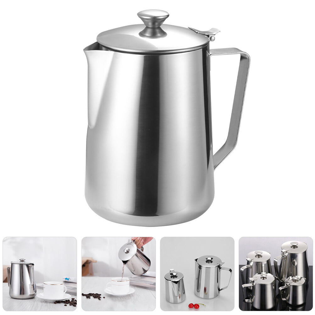 Dropship 150ml Stainless Steel Milk Frothing Pitcher Espresso Steaming  Coffee Barista Latte Frother Cup Cappuccino Milk Jug to Sell Online at a  Lower Price