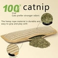 thumbnail image 2 of Sisal Catnip Pillow Toy Kickers, 2 Pack Interactive Catnip Toys with Organic Herbal Blend for Indoor Scratching, Chewing & Teething, Fun for Kittens and Adult Cats, 2 of 5