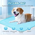 thumbnail image 5 of DcGZvy Cooling Mats for Dogs Cooling Dog Bed, 27.56"x21.65" Cat Cooling Bed Cooling Beds for Dogs, Outdoor Cooling Mat for Cats, 5 of 8