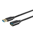 thumbnail image 2 of Monoprice USB & Lightning Cable - 3 Feet - Black | USB 3.0 A Male to A Female Premium Extension Cable, 2 of 6