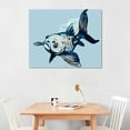 thumbnail image 2 of Orinice  Koi Fish Poster - Retro Aquatic Print - Ocean Art - Fish Art - Sea Art - Marine Life Art - Abstract Art - Chic Boho Art - Ocean or Beach House Nautical Decor  20x16in, 2 of 6