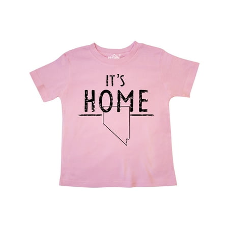 

Inktastic It s Home- State of Nevada Outline Distressed Text Gift Toddler Boy or Toddler Girl T-Shirt