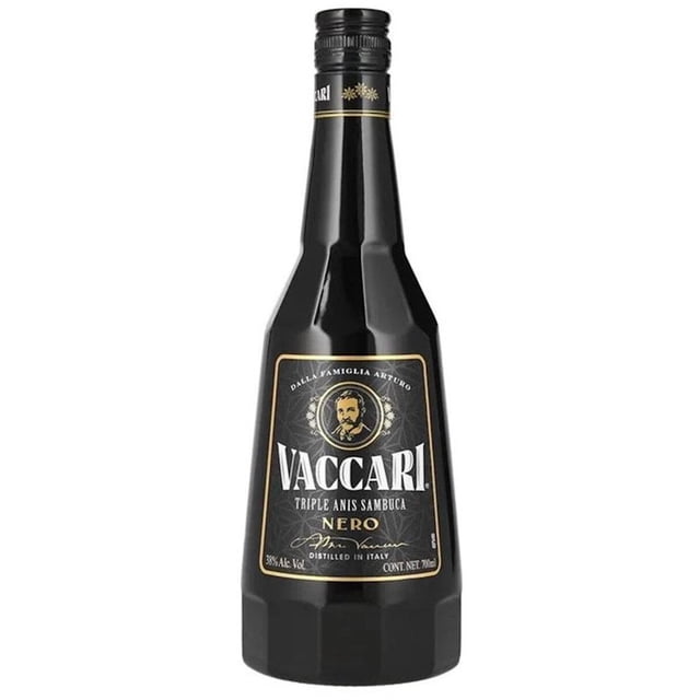 Pack de 2 Licor de Sambuca Vaccari Nero 700 ml Nero