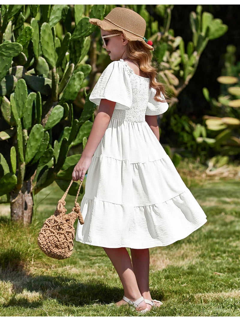 dresses for tweens casual Love Shack Fancy Tween Avenora Dress Poppy Red