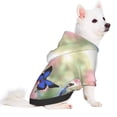 thumbnail image 2 of Balery Butterfly And Flowers Sudadera con Capucha para Perros Pequeños – Ropa para Mascotas, Disfraz para Perros y Gatos, Ideal para Fiestas y Cosplay-X-Small, 2 of 7