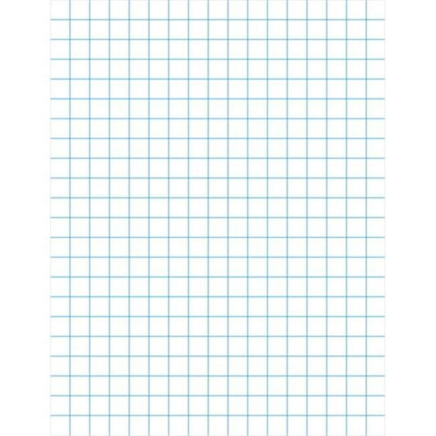 school smart 085279 double sided graph paper with chipboar 44 back walmart com