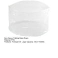 thumbnail image 6 of Hyasfey Folding Water Basin Stable Structure Portable Water Container Large Diameter Transparent Water Bucket for Camping Picnics BBQ, 6 of 6