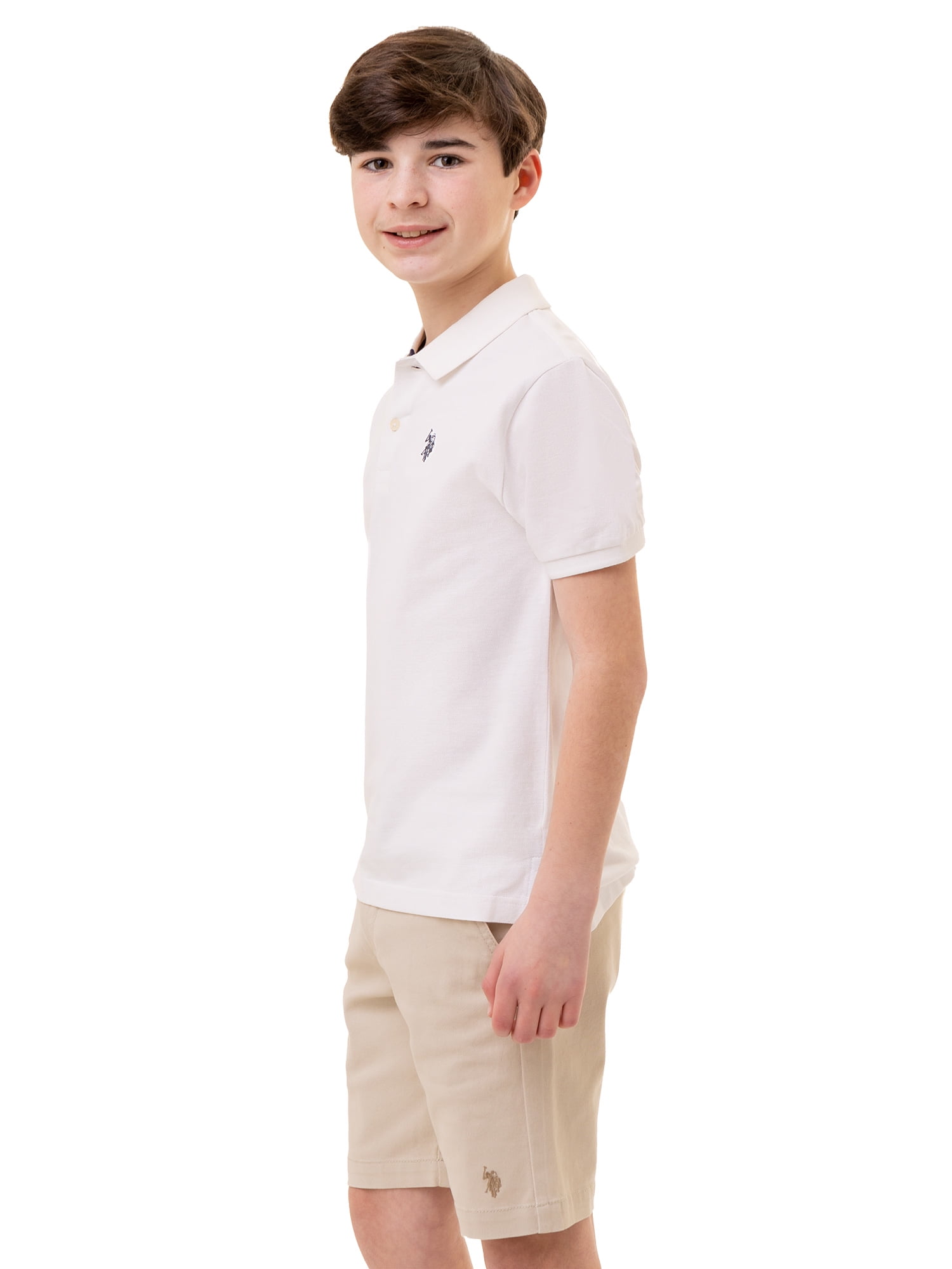 AK84U – Unisex Short Sleeve Pique Polo for Boys and Girls