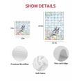 thumbnail image 7 of Easter Kitchen Dish Towels for Drying Dishes Set of 4, Spring Rabbit Eggs Flowers Herbs Blue Plaid Waffle Weave Microfiber Hand Tea Bathroom Towels Quick Dry & Absorbent Towel 15.7x23.6, 7 of 7