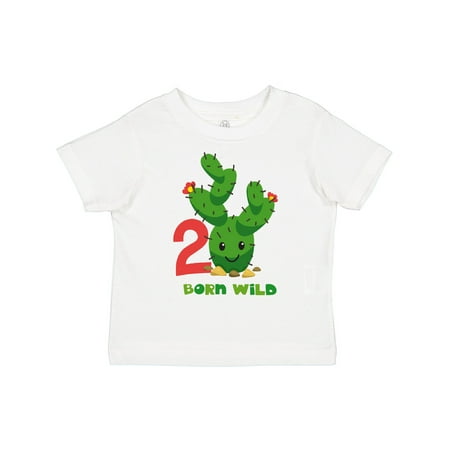 

Inktastic Cute Cactus 2nd Birthday Gift Toddler Boy or Toddler Girl T-Shirt