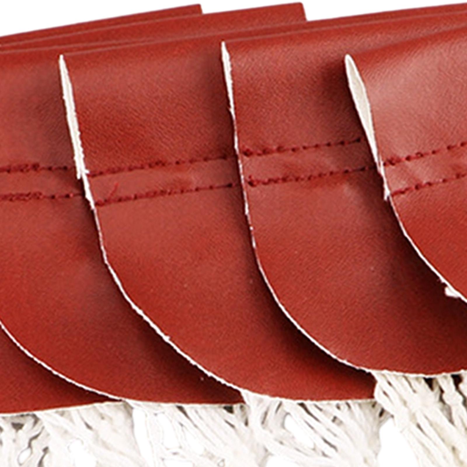 6 Poches De Billard Professionnelles En Cuir PU Et Coton - Diamètre D'ouverture 17 Cm, Remplacement Facile, Pour Tables De Billard Standard