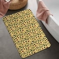 thumbnail image 2 of Yellow Sunflower Pattern Bathroom Rugs Mat,Non Slip Microfiber Bathroom Rug,Rubber Backing,Soft Bathroom Mats for Bathroom Floor,Tub and Shower,20x32in(50x80cm), 2 of 5