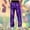 Purple, variant on Bcfgryg Glitter Pants for Men's Party Dance Shiny Trouser Blue L