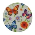 thumbnail image 2 of JEUXUS  Round Tablecloth Butterfly Floral Round Table Cloth Waterproof Stain Resistant Free Table Cover for Dining Room Picnic Patio Party Outdoor Decor, 2 of 7