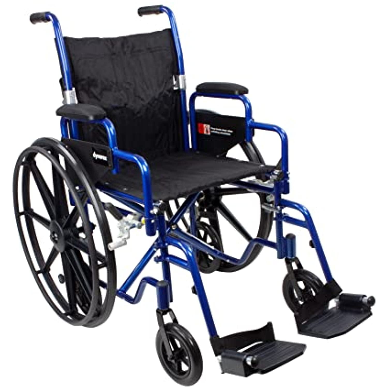 Dynarex DynaRide Convertible Wheelchair, Converts from a SelfPropelled