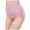 Light Pink, variant on GEWSEY Womens Underwear Full Coverage Panties for Ladies Soft Breathable Cotton Briefs High Waisted Hipster (Grey, XL)