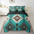 thumbnail image 2 of Erosebridal Vintage Aztec Bedding King Size, Tribal Mandala Bed in a Bag King size, Geometric Decor, Reversible 7pcs, 2 of 5