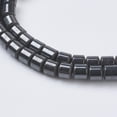 thumbnail image 3 of 20 Strand Hematite Beads with Magnetic Column Black 3x3mm Hole: 0.6mm about 122pcs/strand 15.5~16 inch(38~40cm), 3 of 3