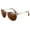 Pink Frame|Brown Lens, variant on Round Polarized Tortoise Frame Brown Sunglasses for Women Men UV400 Vintage Retro Trendy Style