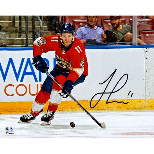 Jonathan Huberdeau Florida Panthers Fanatics Authentic Autographed 8" x 10" Red Jersey Skating Photograph No... by Sports Memorabilia