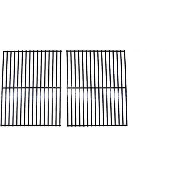 Set of Two Porcelain Steel Replacement Cooking Grids for Home Depot Nexgrill, ExpertGrill 720-0830H 720-0888 720-0783E 720-0670C 720-0670DBHG 720-0783W Charbroil 463241113 463446015 G455-000