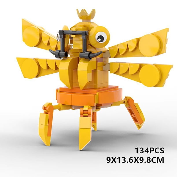Mannequin Amusement MOC Building Blocks Park Purple Kangaroo Kindergarten Monster Gift Toys, for Adults Office Desk Decoration