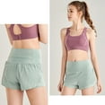 thumbnail image 5 of Pantalones cortos de yoga para mujer Pantalones cortos deportivos para mujer Verano Cadera Yoga Fitness Ropa deportiva Cintura alta Secado rápido Pantalones cortos de entren Romacci Pantalones cortos de yoga para mujer, 5 of 5