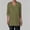 Army Green, variant on Women's Linen Tunic Tops Casual Dressy V-Neck Elbow Sleeve Dual Patch Pocket Solid Loose Irregular Hem Casual Summer Blouse S-XXXL
