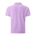 thumbnail image 4 of camisa de manga corta transpirable de cultura de ocio de verano para hombres top morado claro / m, 4 of 4
